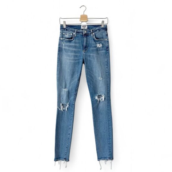 Agolde Sophie Distressed Skinny Jeans Size 28 - Picture 1 of 8